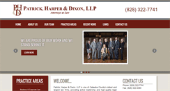 Desktop Screenshot of patrickharperdixon.com